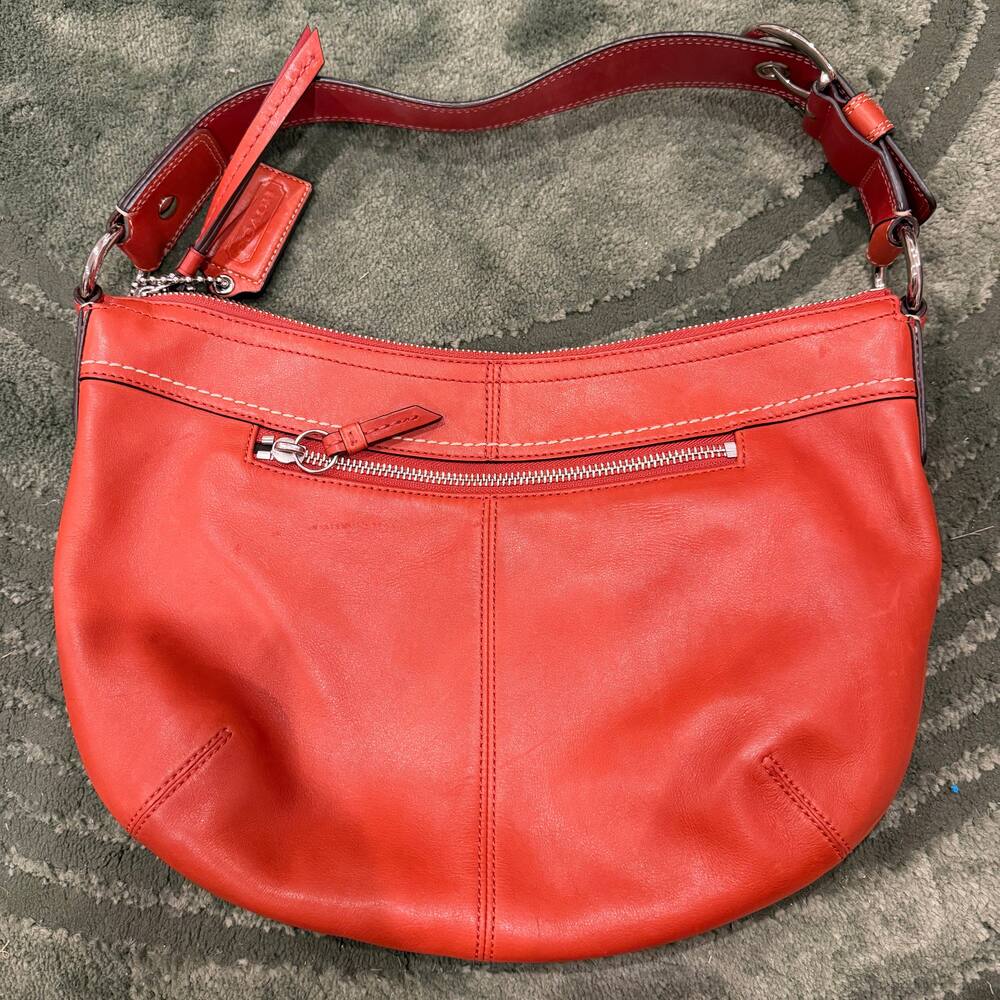 Coach Hobo Shoulder Bag in Orange